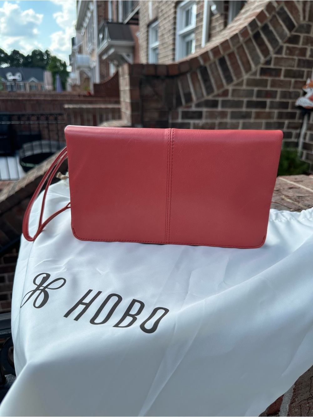 HOBO Leather Wristlet Clutch NWT